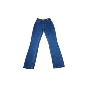 Abercrombie Slim Straight Ultra High Rise Curve Love Jeans Blue Size 00 24